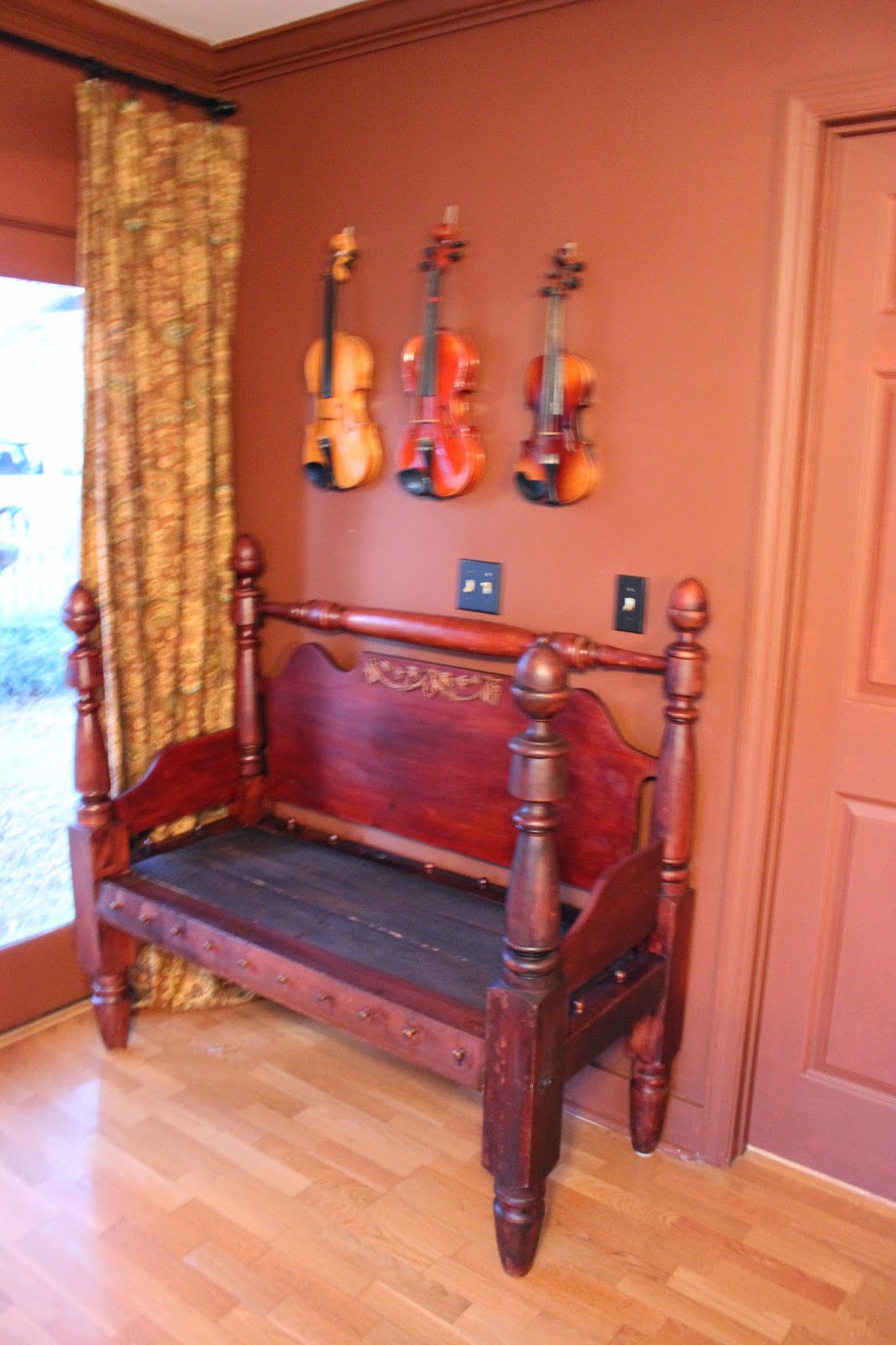 IT'S JUST DIFFERENT! Old Rope Bed Made Into A Bench.