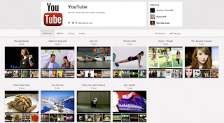 YouTube Pinterest board