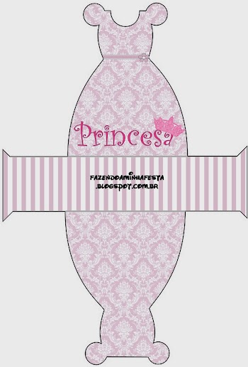 Princesa: Cajas para Imprimir Gratis.
