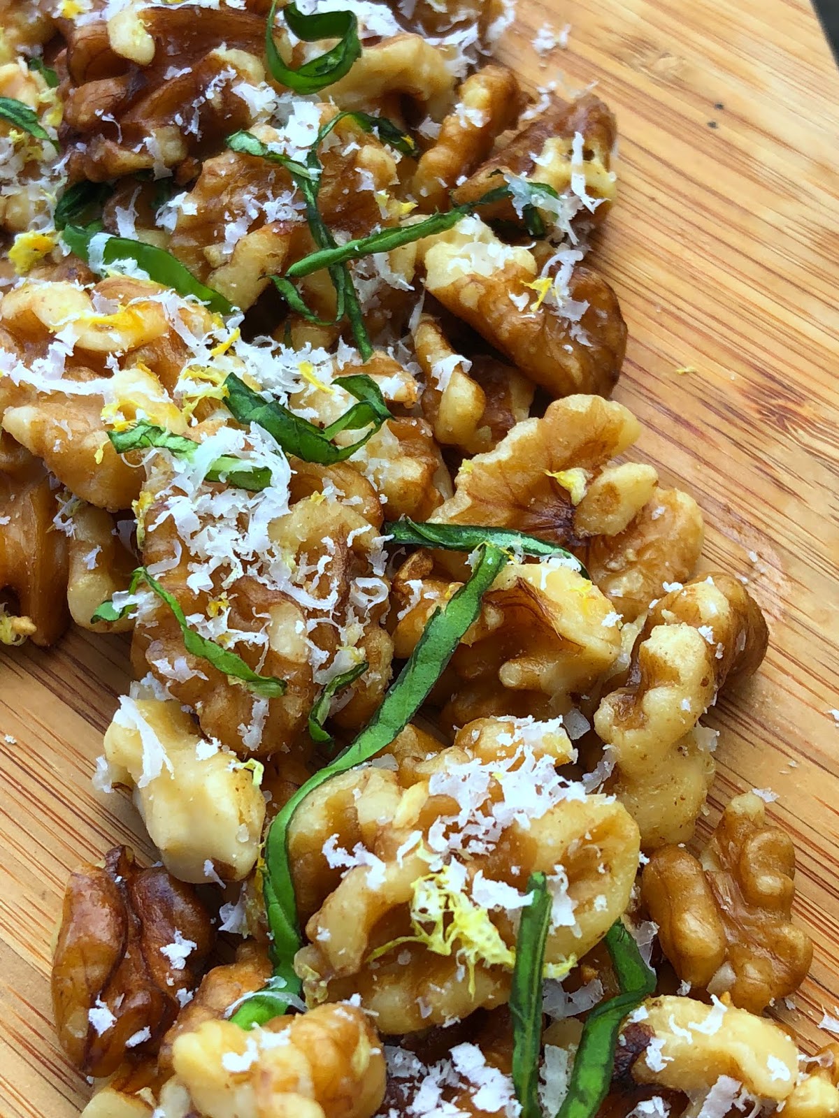 Jac o' lyn Murphy Pesto Walnuts The perfect cheese platter addition