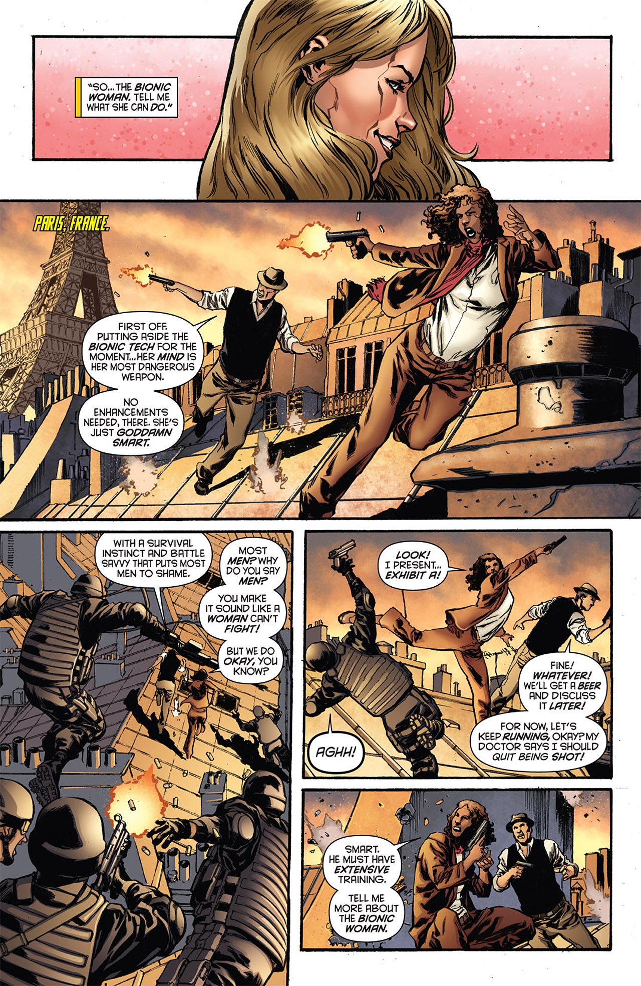 Read online The Bionic Woman comic -  Issue #1 - 3