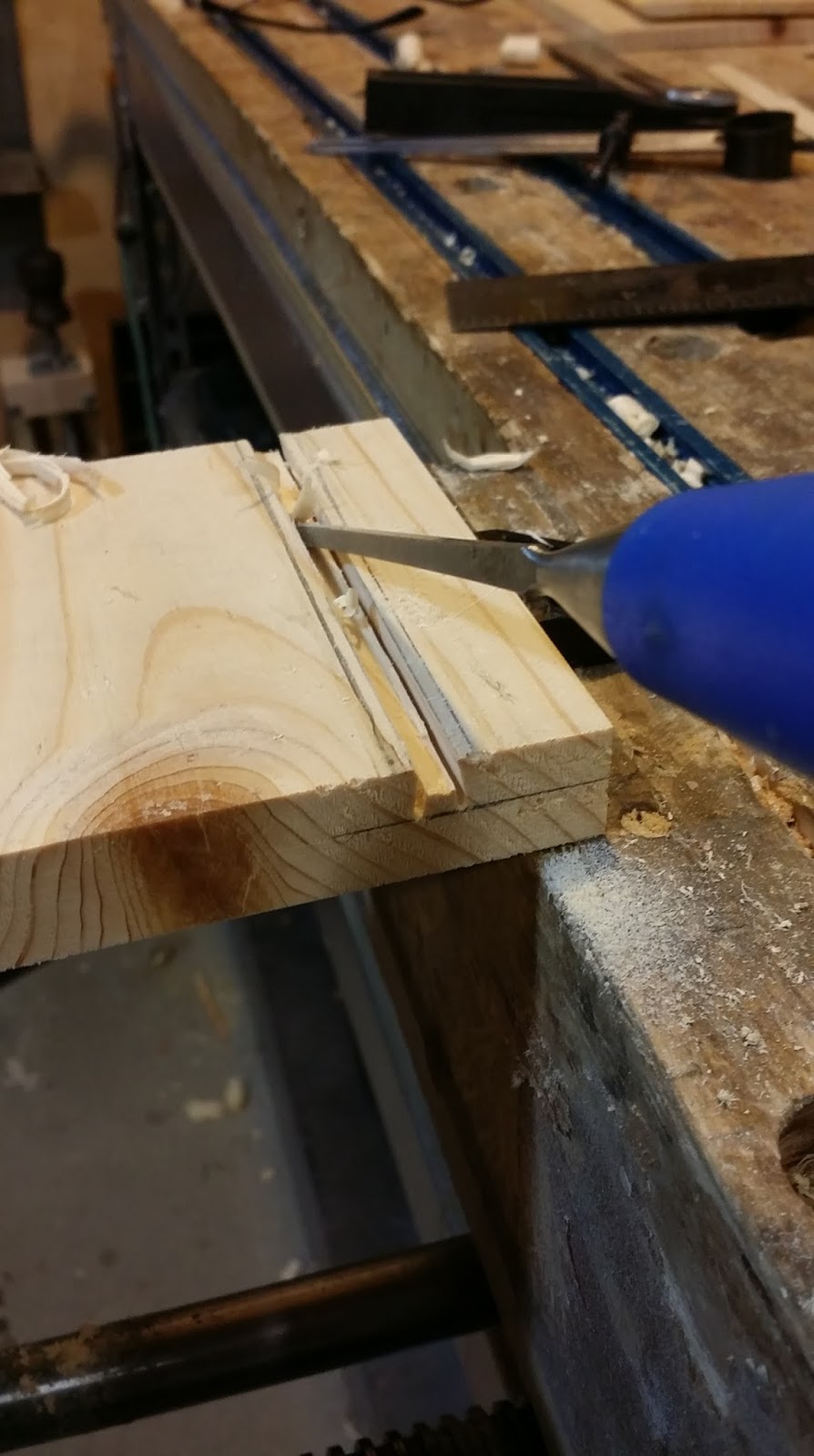 Sliding Dovetails With The Stanley 55 "Saw Plane"