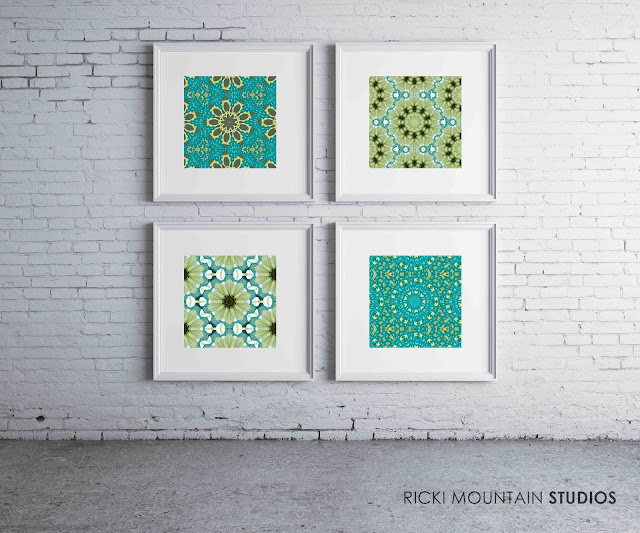 Art By ricki mountain -Pattern-textile- framed art prints