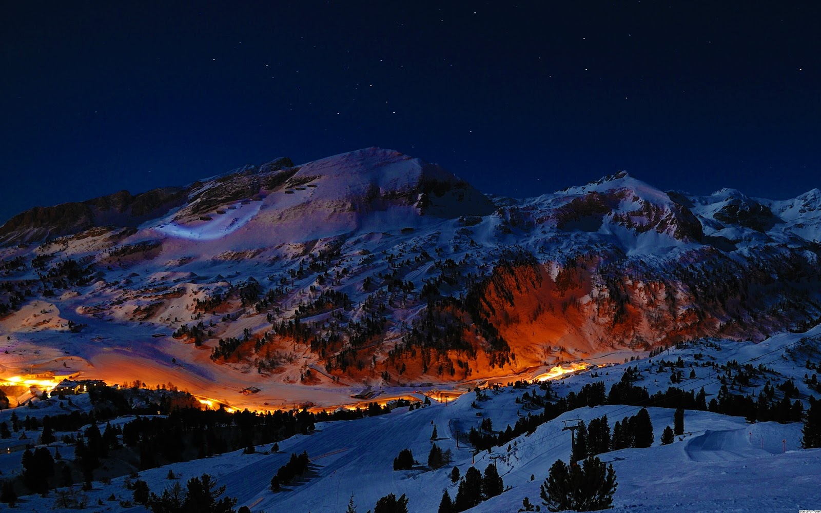 Mountain Pictures: Mountains At Night