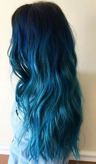44 Warna Rambut Pirang Campur Biru Gaya Populer