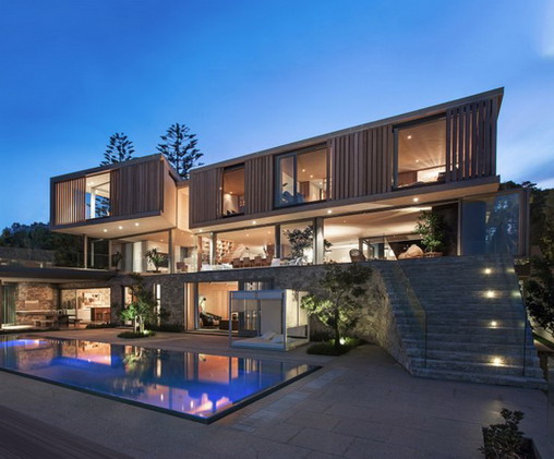 Rumah Minimalis Modern Model Desain Villa Mewah Yang Unik<script async src=