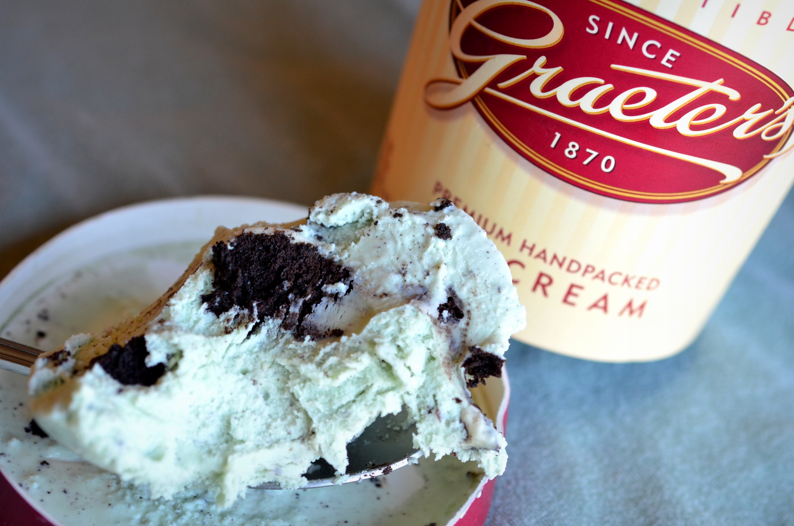 food and ice cream recipes REVIEW Graeter's Mint Cookies and Cream