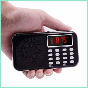 Portable FM Radio MP3 Player Recorder - OMSKF0BK Portable FM Radio MP3 Player Recorder - OMSKF0BK