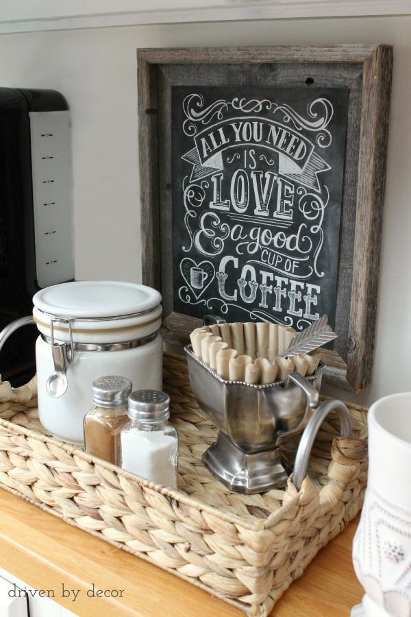 La nena quiere...: Un rincón para el café en tu casa.