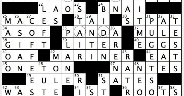 Rex Parker Does the NYT Crossword Puzzle: Emulate Ferris Bueller / THU  7-2-20 / Small photo processing center / Radio journalist Stamberg / Hello  in world's most common first language / Rug maker's supply