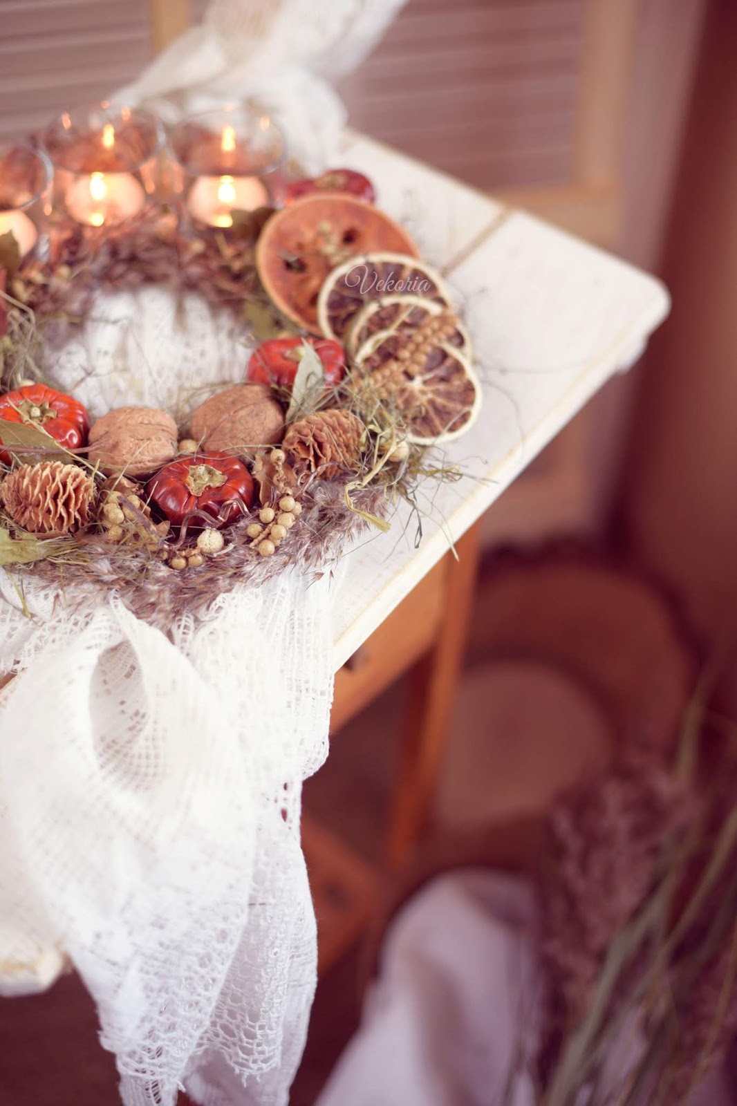 autumn flower arrangement / осенняя композиция