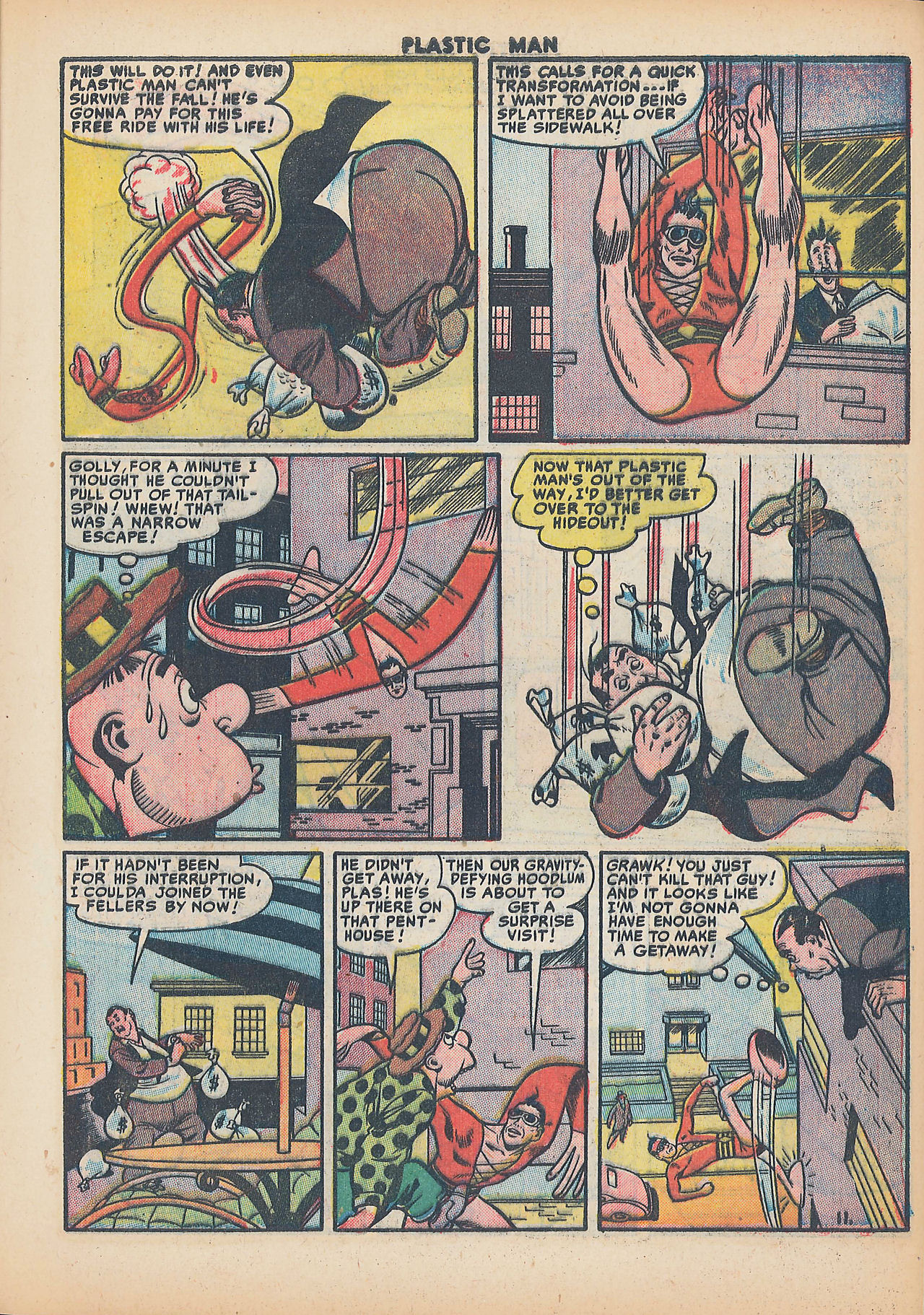 Read online Plastic Man (1943) comic -  Issue #30 - 13
