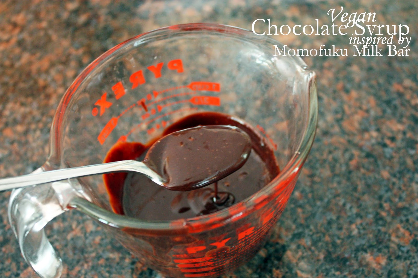 vegan momofuku-inspired chocolate syrup