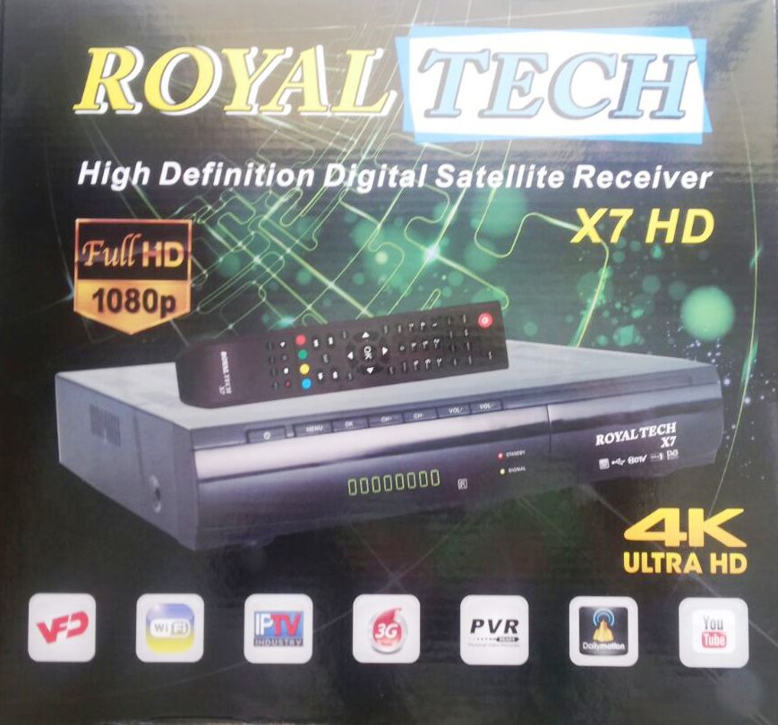 رسيفر رويال تك اكس 7 royal tech x7 hd اشتراك سنة iptv .. السعر