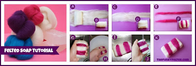 felted wool soap instructographic tutorial