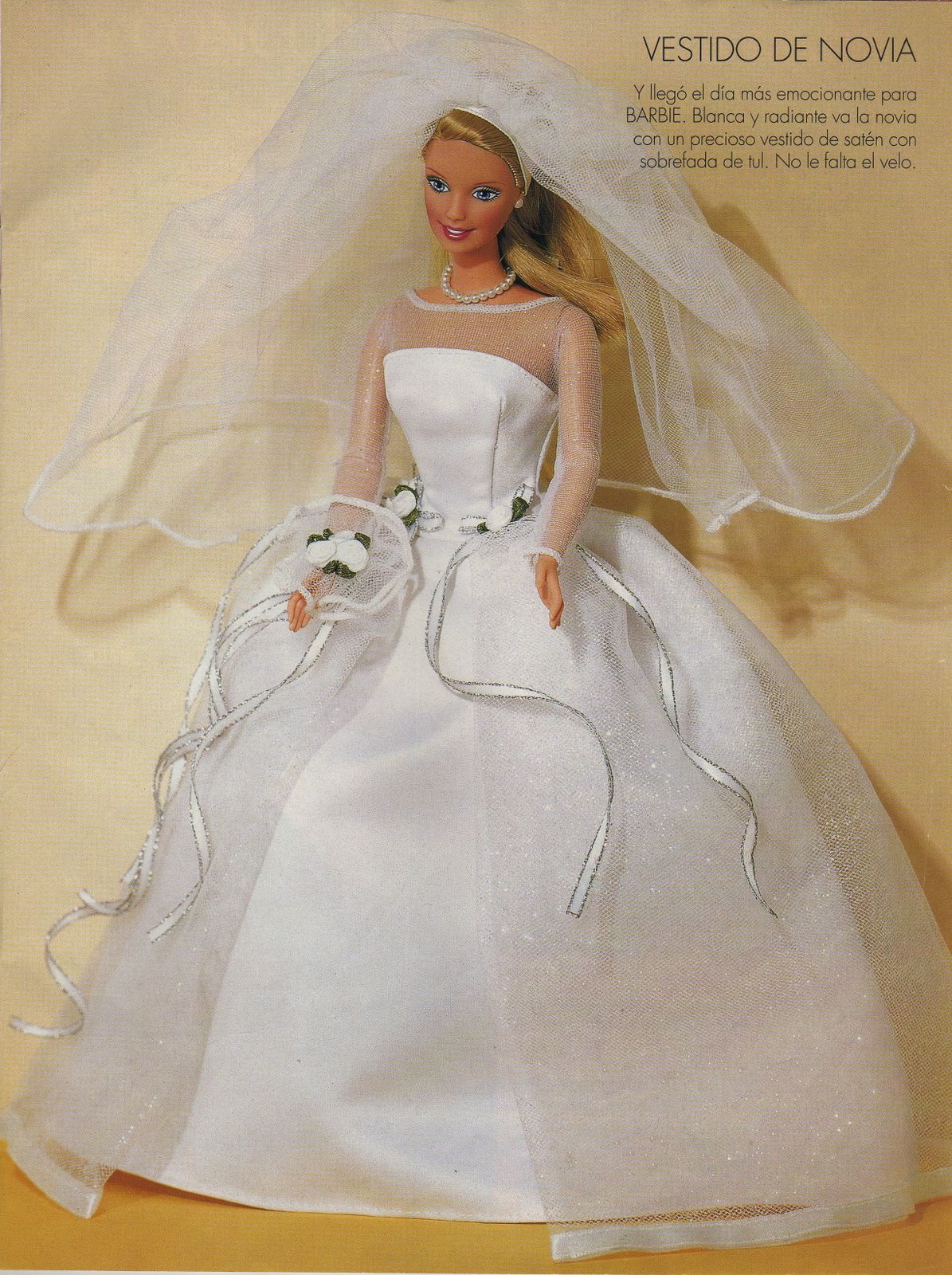 vestido novia barbie