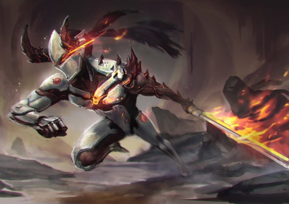 Cavaleiros e guerreiros medievais e futuristas nas ilustrações de Jeff Chen Jeff Chen artstation deviantart arte ilustrações fantasia ficção games cavaleiros guerreiros medievais futuristas
