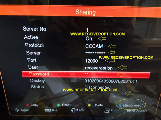 NEOSAT 9800 HD RECEIVER CCCAM OPTION