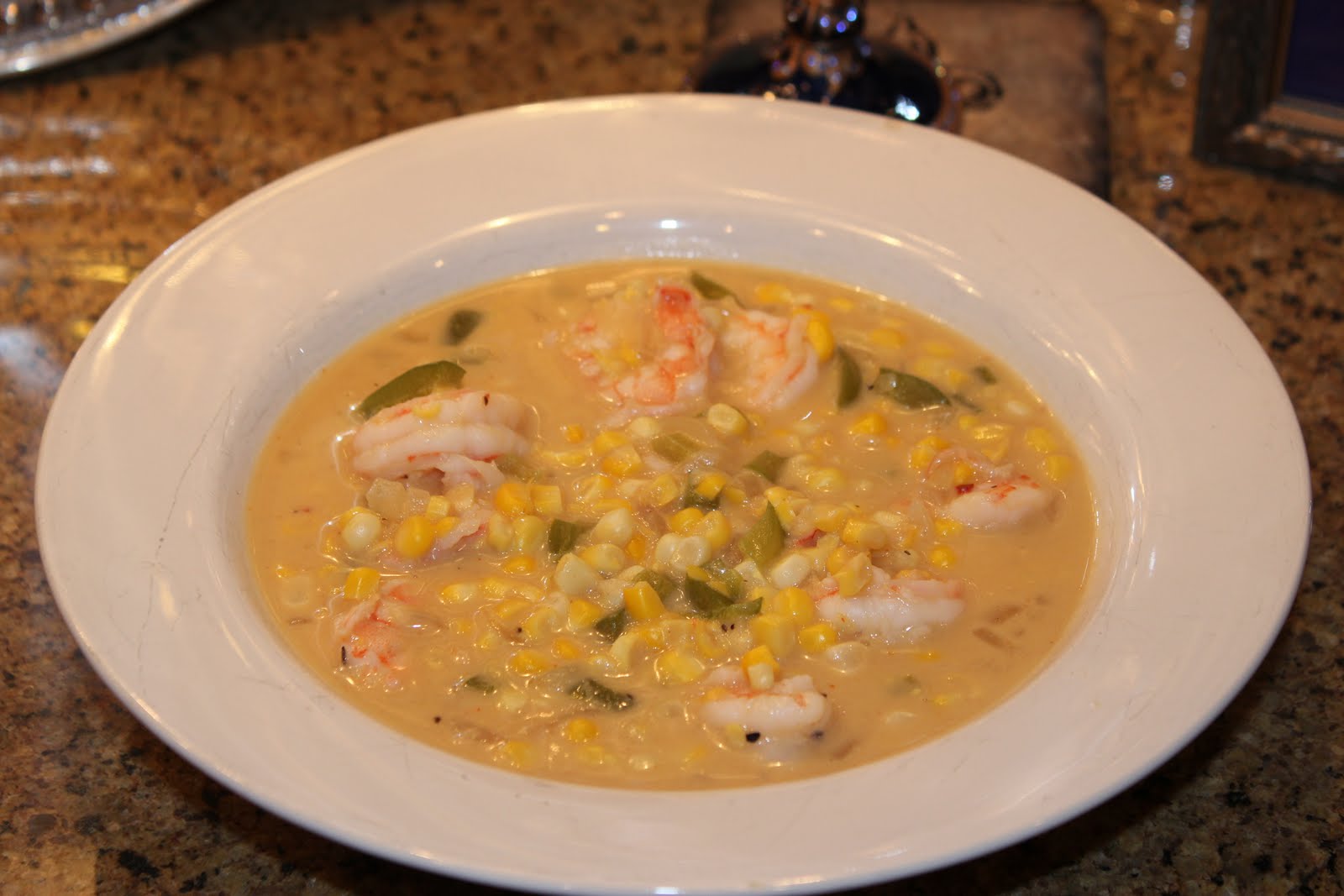 The Low Salt Cajun Queen Shrimp and Corn Bisque