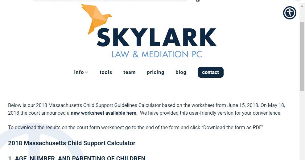 Child Support Guidelines Worksheet Ma - Worksheet List