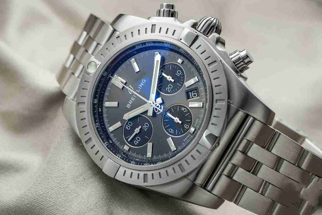 New Swiss Breitling Chronomat B01 Chronograph 44 Grey Dial Stainless Steel AB0115101F1A1 Replica Watch Review