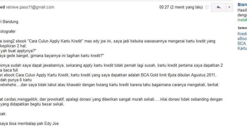 Surat Permohonan Kenaikan Limit Kartu Kredit Bni Yang