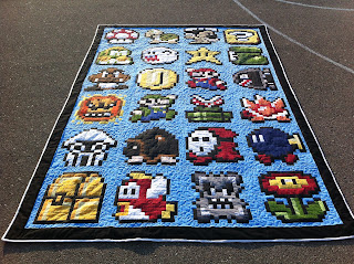 Awesome geeky quilt