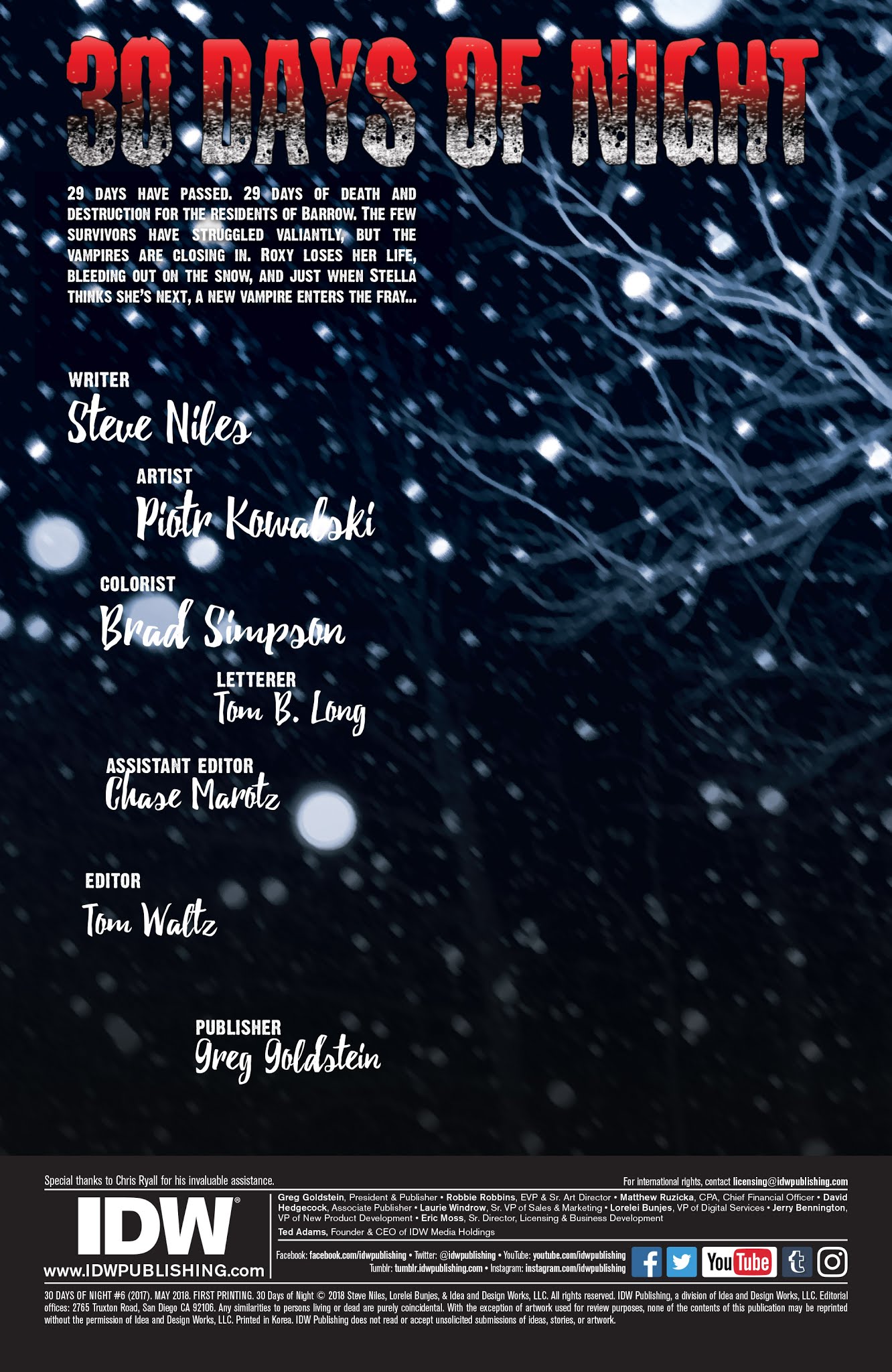 Read online 30 Days of Night (2017) comic -  Issue #6 - 2