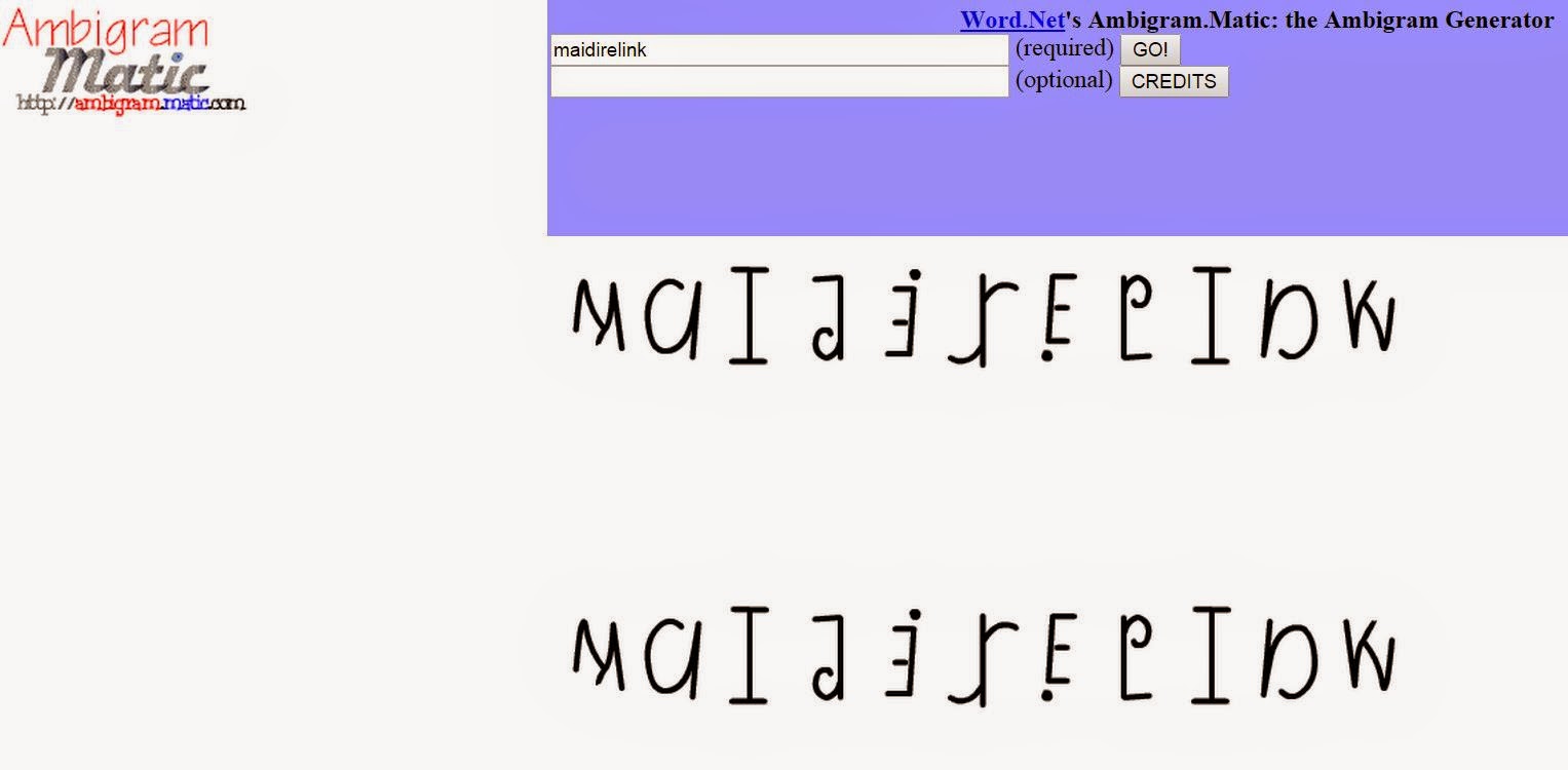 Come creare un ambigramma online: 3 Ambigramma Generator