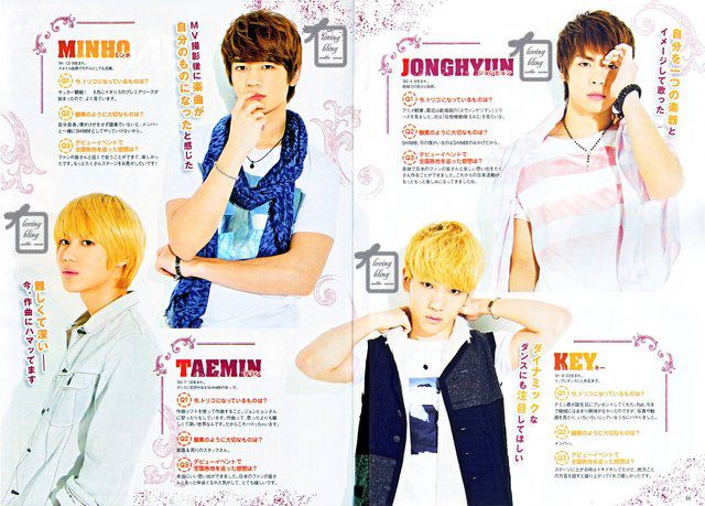 FOREVER_SHINee: [Interview/Trans] SHINee in TV GUIDE PLUS Magazine Autumn Issue