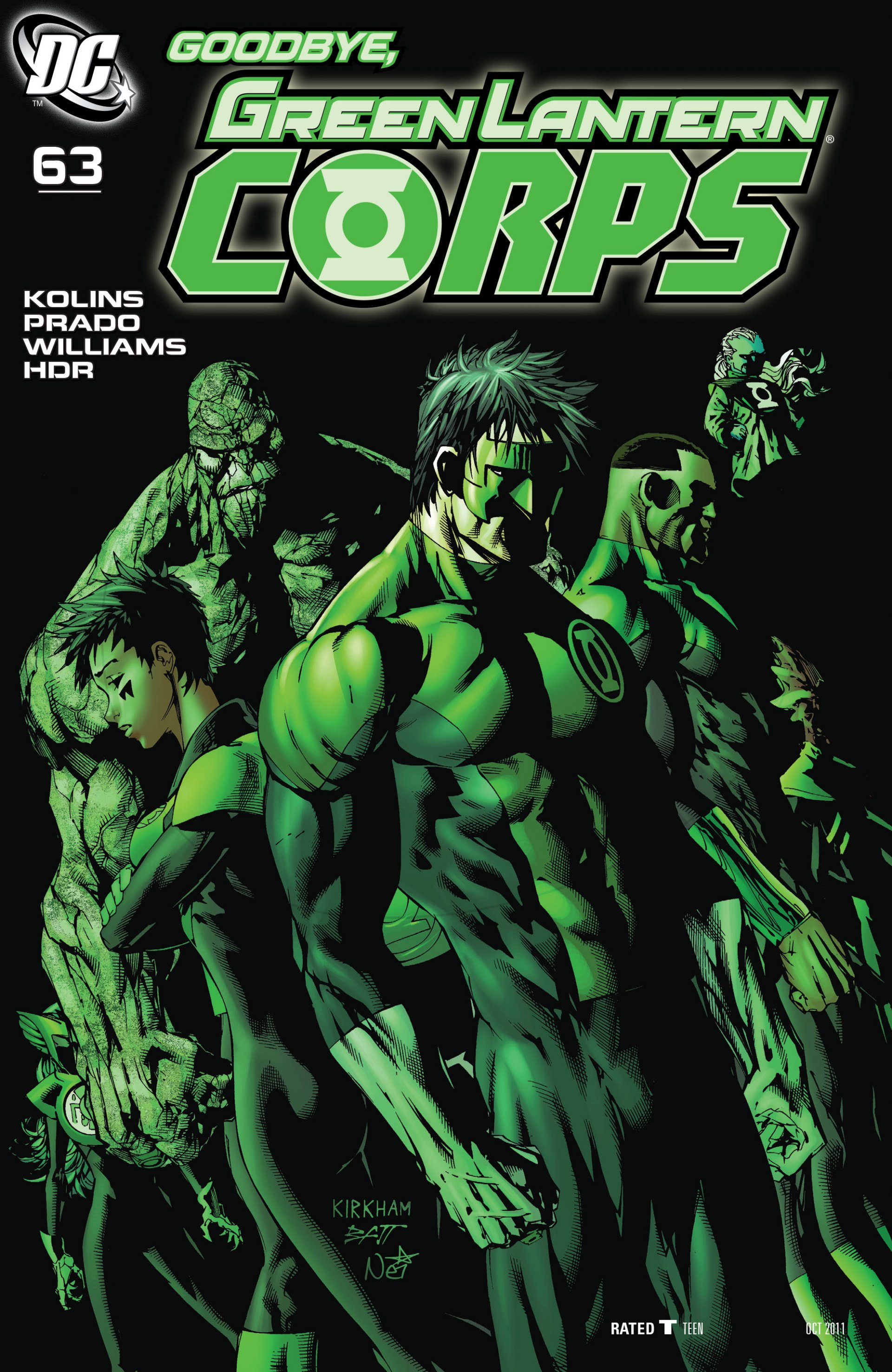 Read online Green Lantern Corps (2006) comic -  Issue #63 - 1