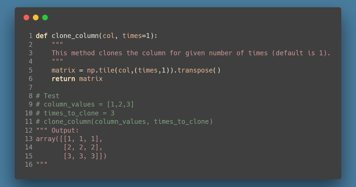 Clone Column In Python