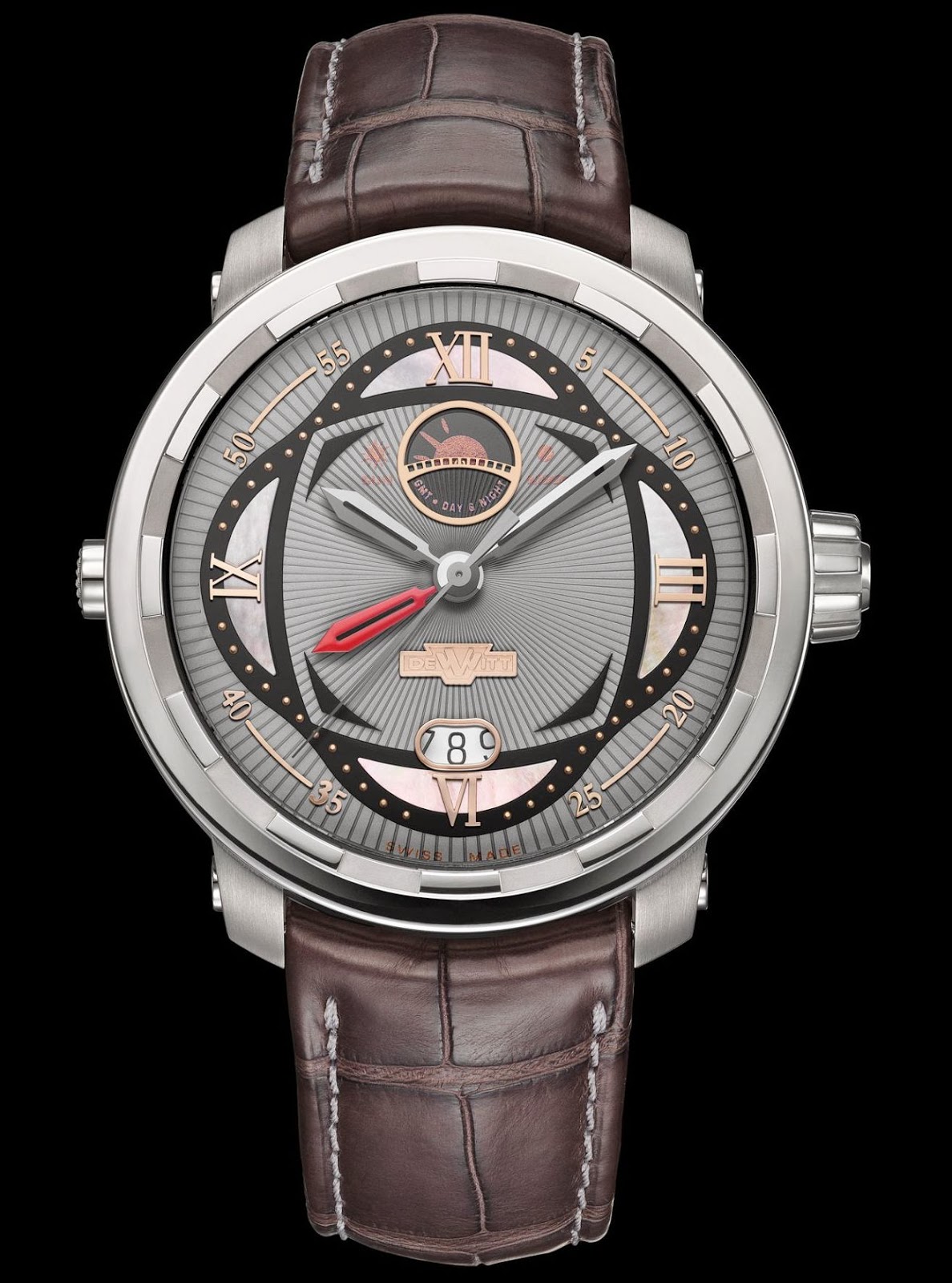 Neue Uhr : Dewitt Twenty-8-Eight Double Time GMT2 Poetic