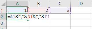 Cara menggabungkan kolom di Excel