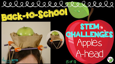 Looking for back to school STEM challenges that don't require too many extra supplies? Then check out this post! You'll get five great ideas that you can do right away! Perfect for your 2nd, 3rd, 4th, 5th, 6th, 7th, or 8th grade students - as well as homeschool families! Click through now!!