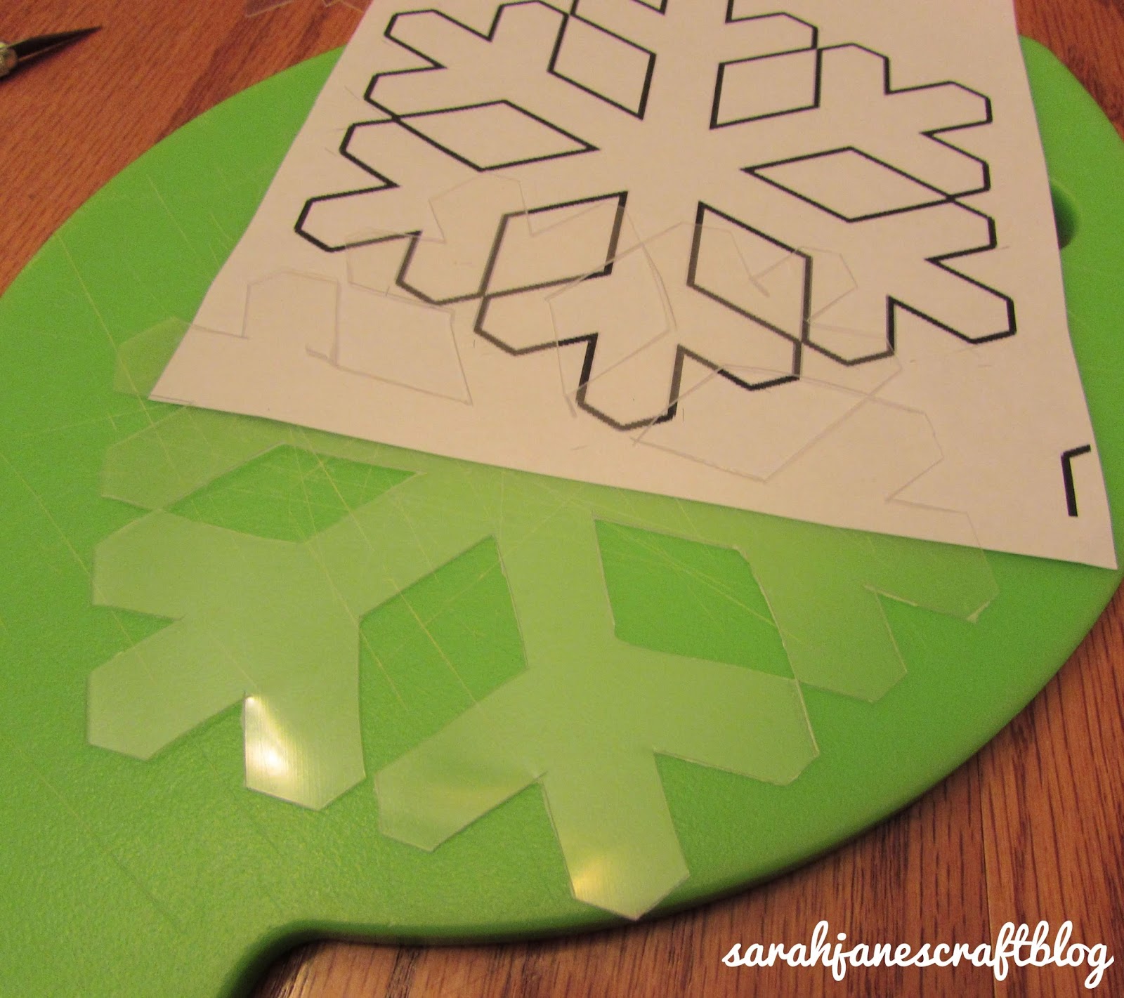 Shrink Plastic Snowflakes - Things to Make and Do, Crafts and