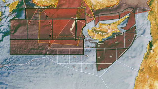 Νότια του Καστελόριζου έδωσε άδειες ερευνών για πετρέλαιο-φυσικό αέριο η Άγκυρα