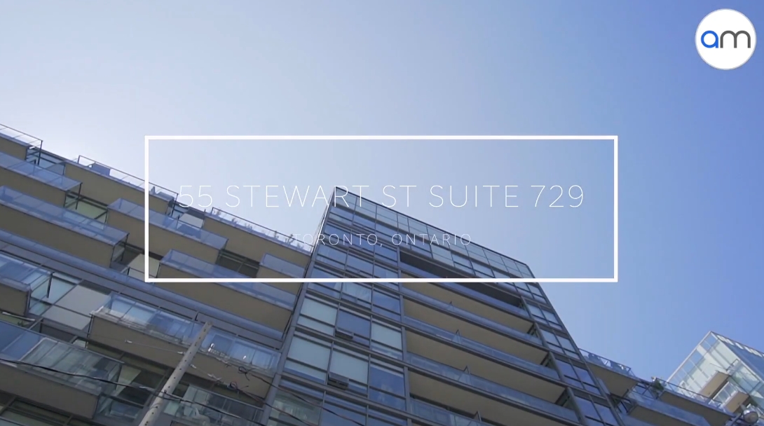 55 Stewart Street #729, Toronto Luxury Condo vs. 23 Interior Design Photos