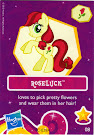 My Little Pony Wave 6 Roseluck Blind Bag Card