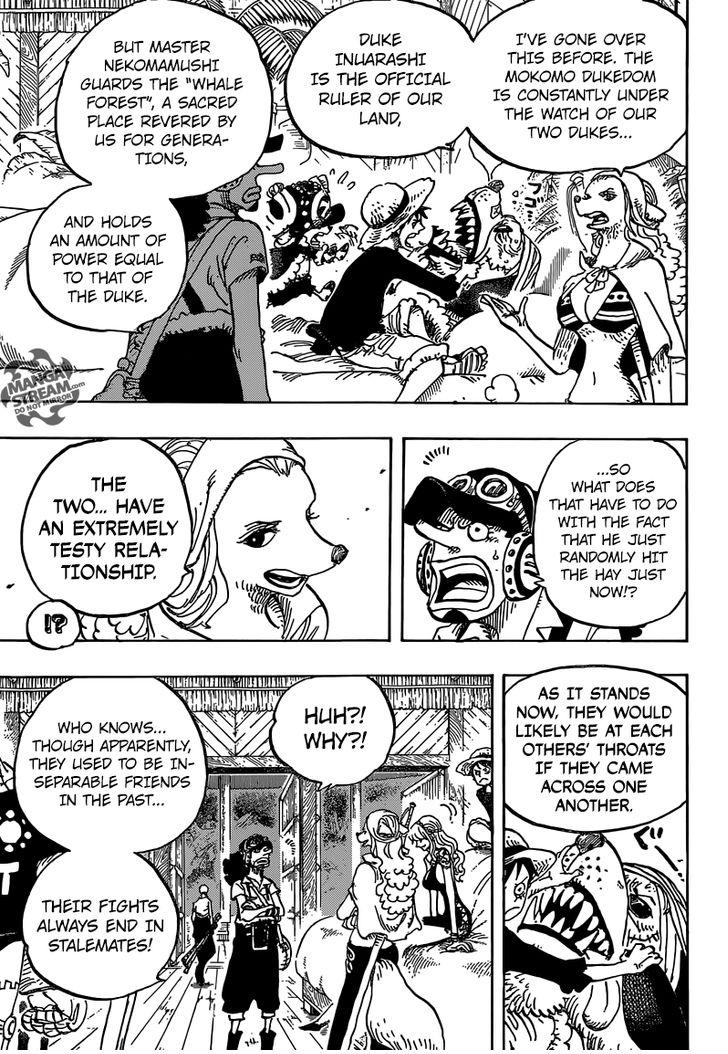 One Piece Ch 809: Master Nekomamushi