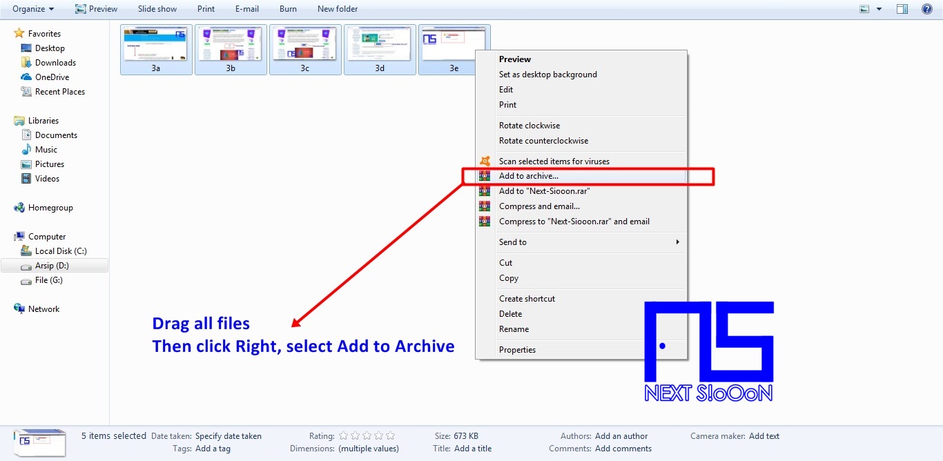 How to Extract Open File Rar ZIP using Winrar Software on PCLaptop