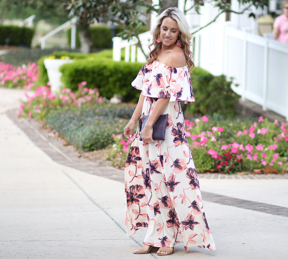 Two Peas in a Blog: Floral Maxi Dress that can go day to night