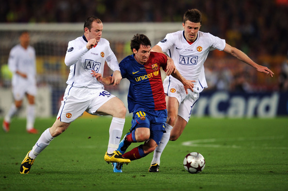 pictures Lionel Messi Manchester United v Barcelona - UEFA Champions ...