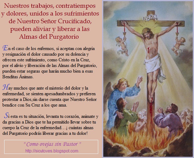 Como ovejas sin Pastor SUFRIR POR LAS ALMAS DEL PURGATORIO Como ovejas sin Pastor SUFRIR POR LAS ALMAS DEL PURGATORIO