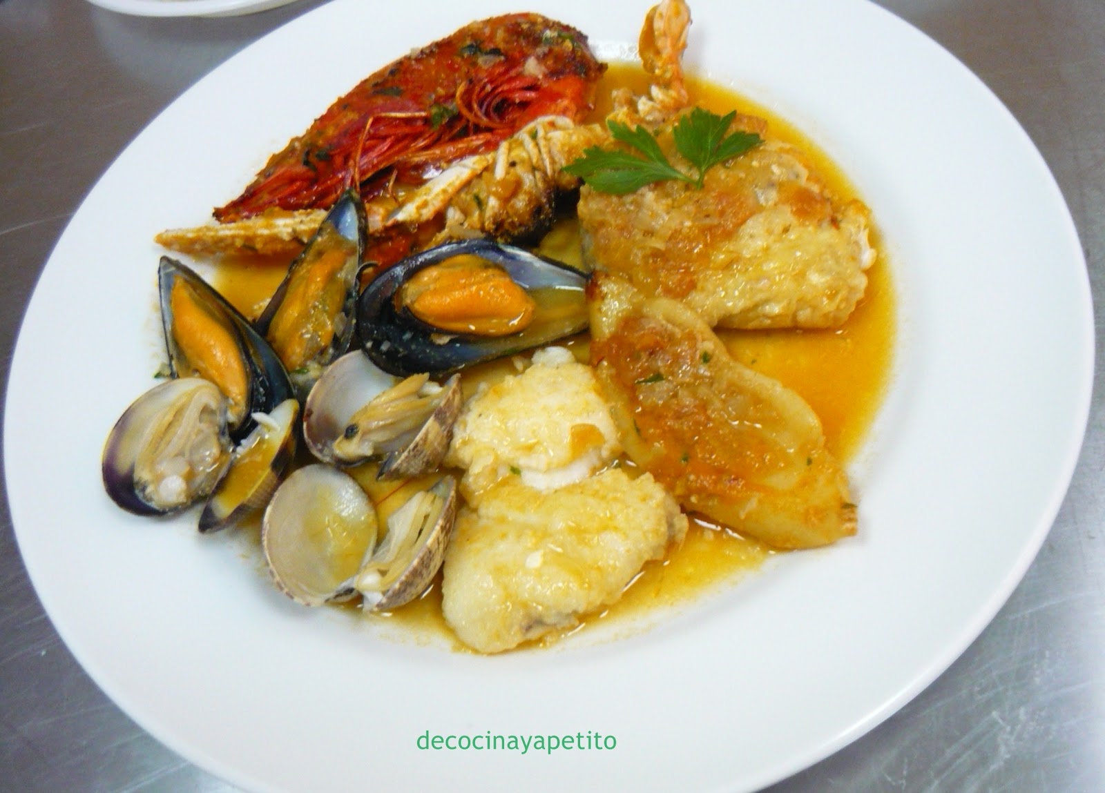 Cocinando con Vicky, recetas de cocina: Zarzuela de pescado y marisco