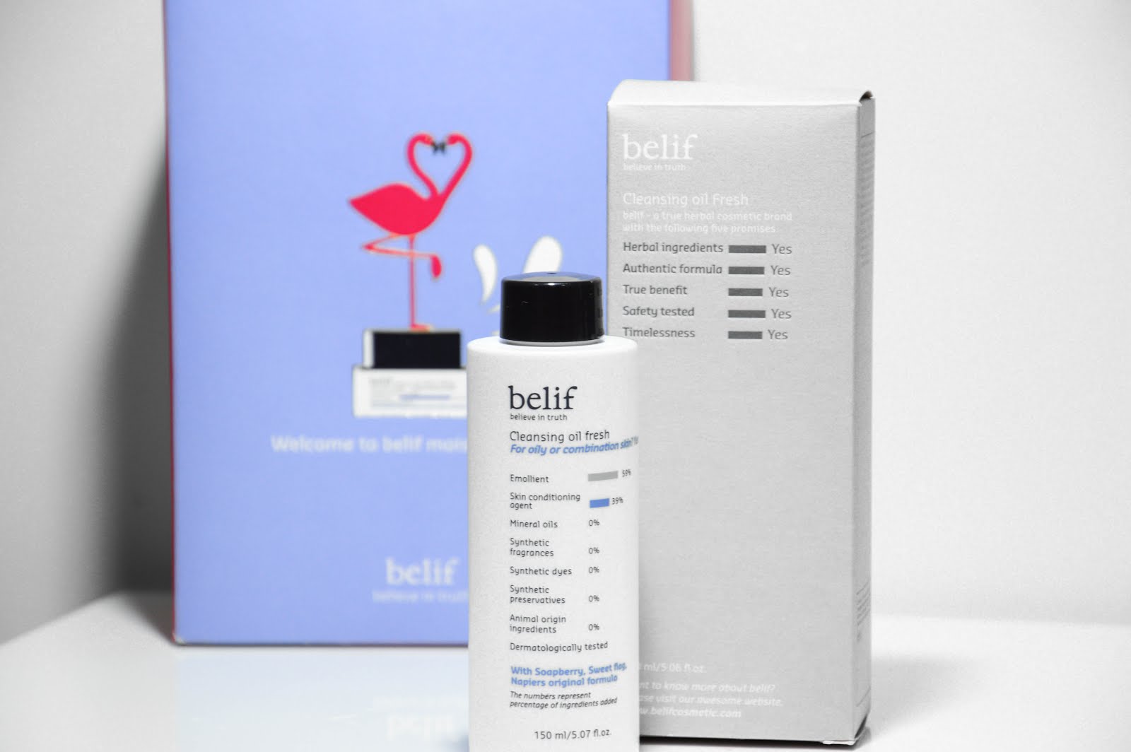 Review| 1. Christmas With Belif: Cleansing Oil Fresh