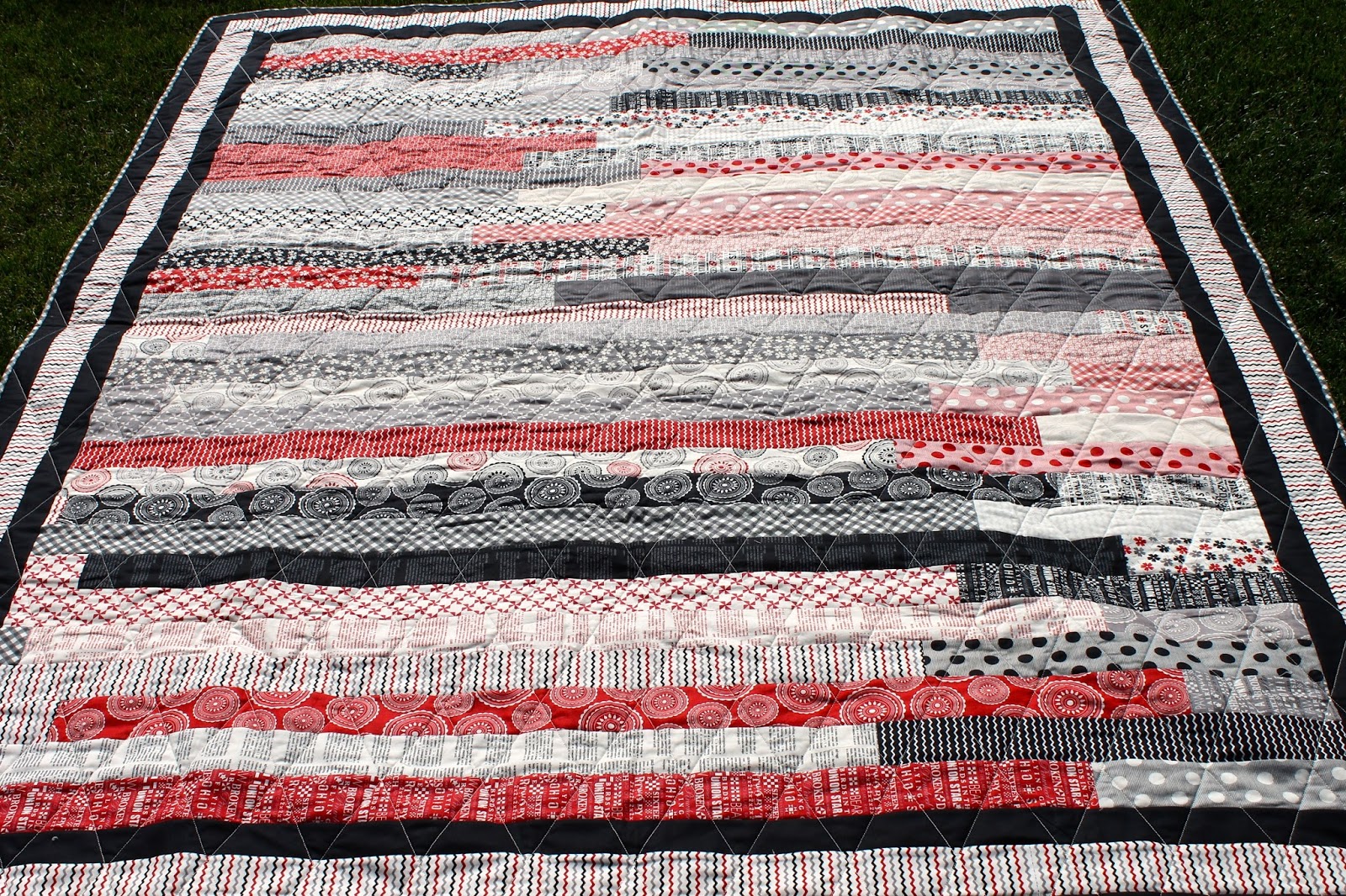Latimer Lane Mama Said Sew Jelly Roll Race Quilt