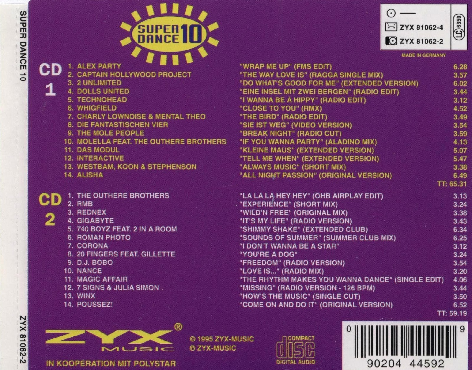 Extended songs. ZYX Music. Super Dance Music 1995. Captain Hollywood the way Love is. Супер дэнс Украина 2004 CD.