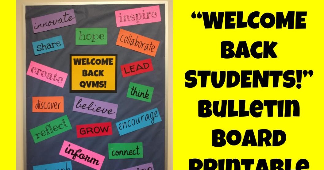 Back to School Bulletin Board - Learning in Wonderland