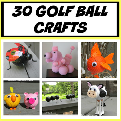 golf ball, golf ball crafts, how to, how to make, recycle, recycling, recycle old golf balls, creative, craft, crafts, crafting, craft ideas, diy, project, projects, kids projects, kids crafts, great, best, best kids crafts